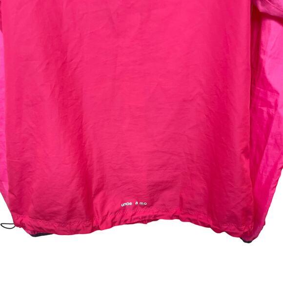 UA Under Armour Women’s Qualifier Woven Jacket Pink Lightweight Running Size M - Picture 6 of 9